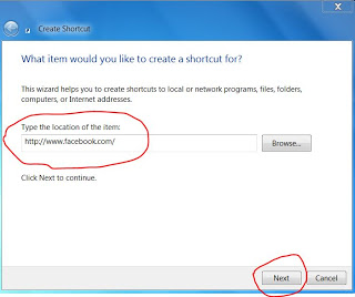 Cách tạo icon facebook trên desktop Cách tạo icon facebook trên desktop