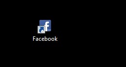 Cách tạo icon facebook trên desktop Cách tạo icon facebook trên desktop