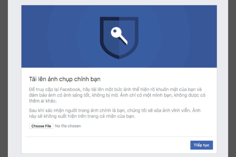 xác minh danh tính Facebook 